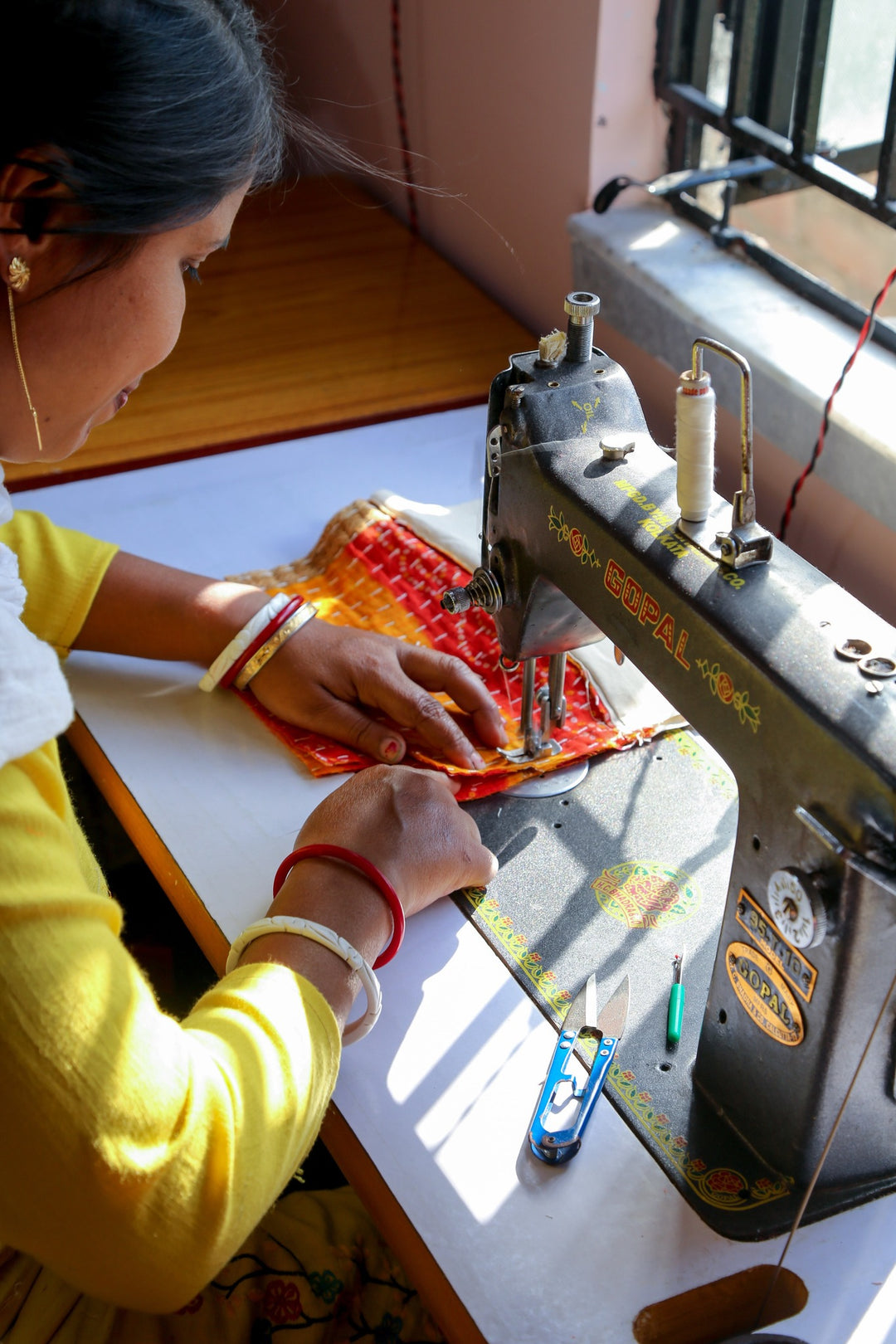 KANTHA APRON FULL LENGTH