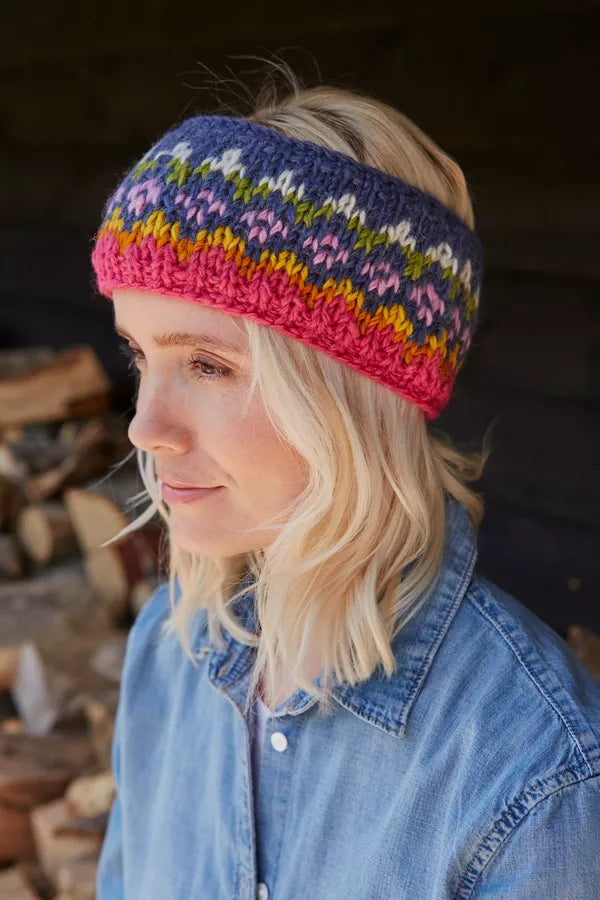 HAND KNITTED HEADBAND EAR WARMER: CLIFDEN