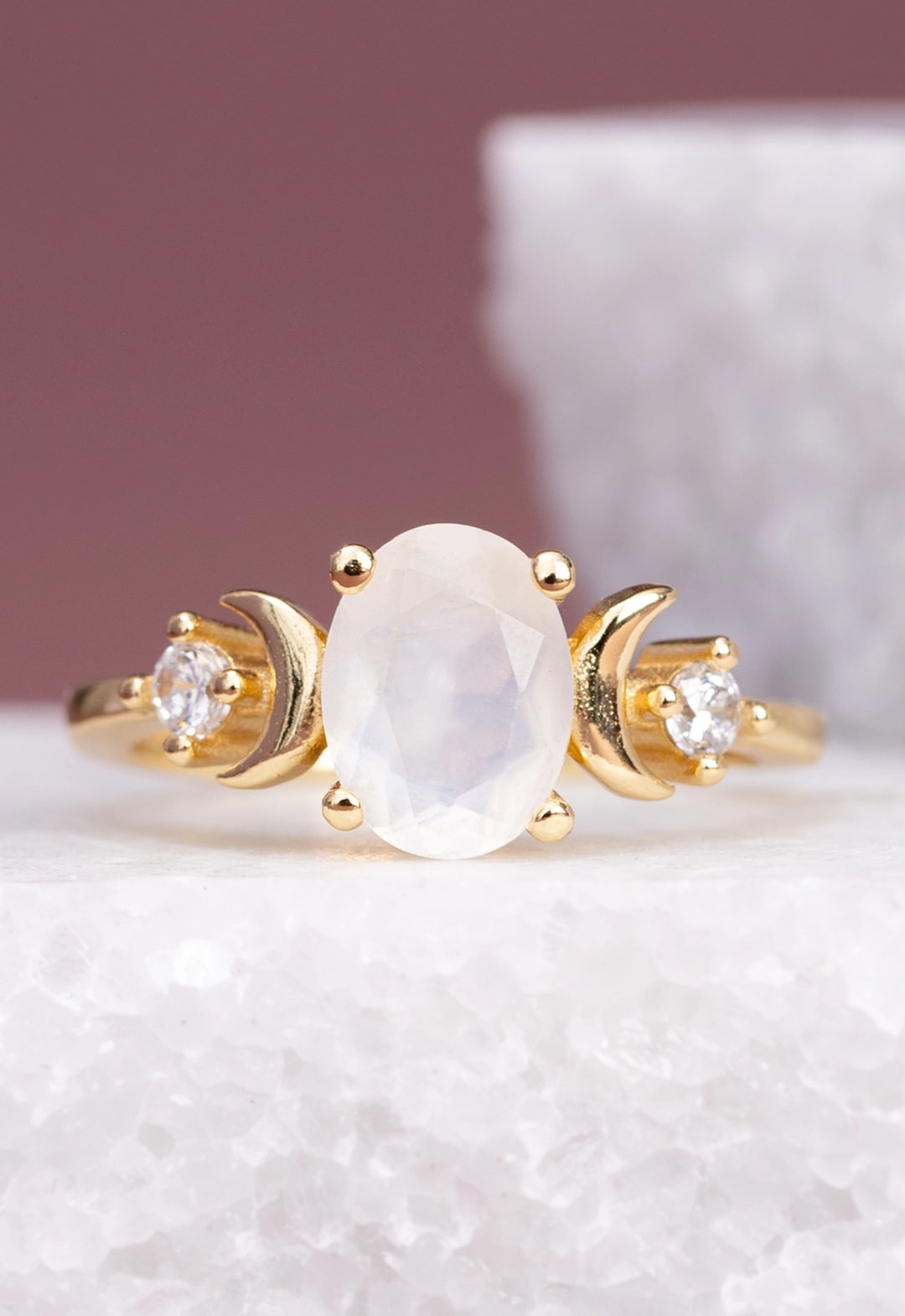 CELESTIAL MOONSTONE RING