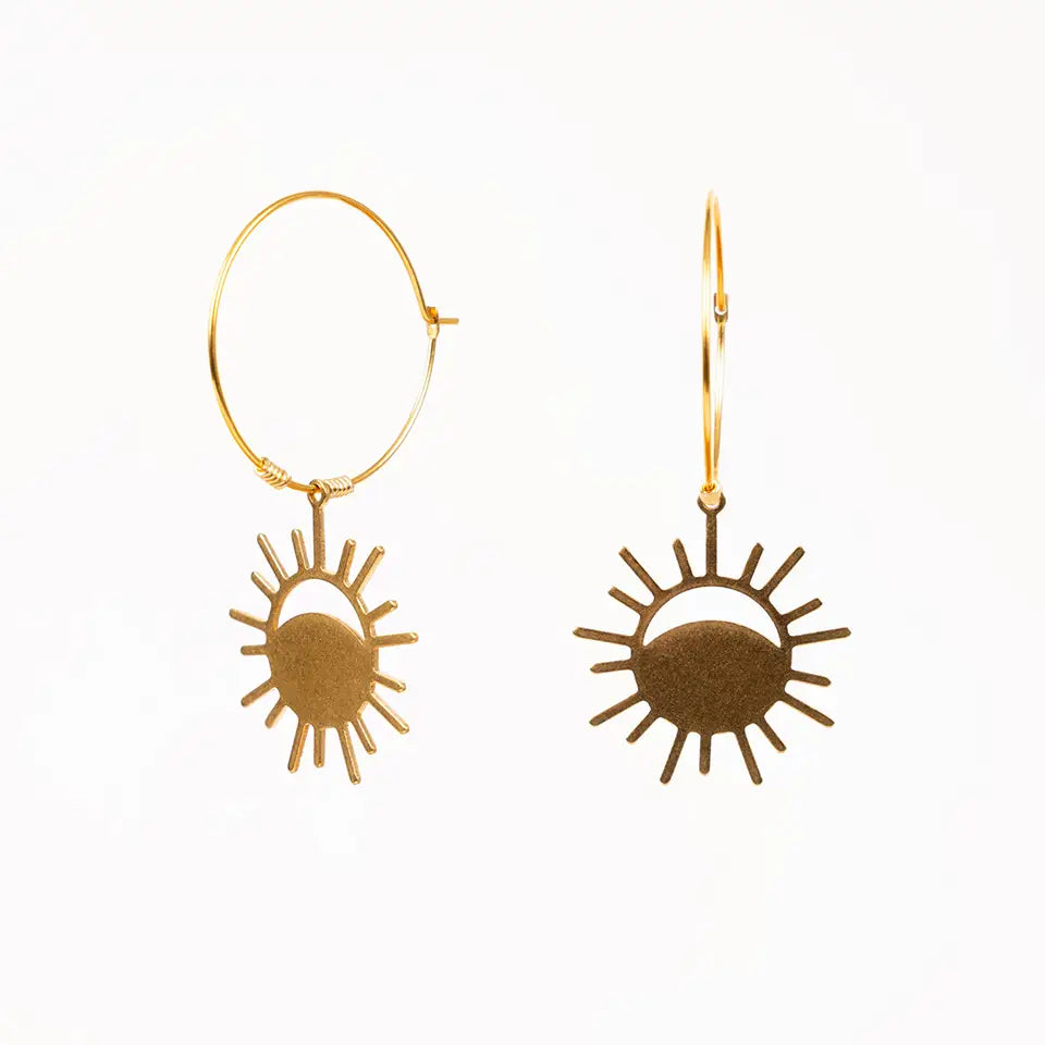 SOLAR ECLIPSE EARRINGS
