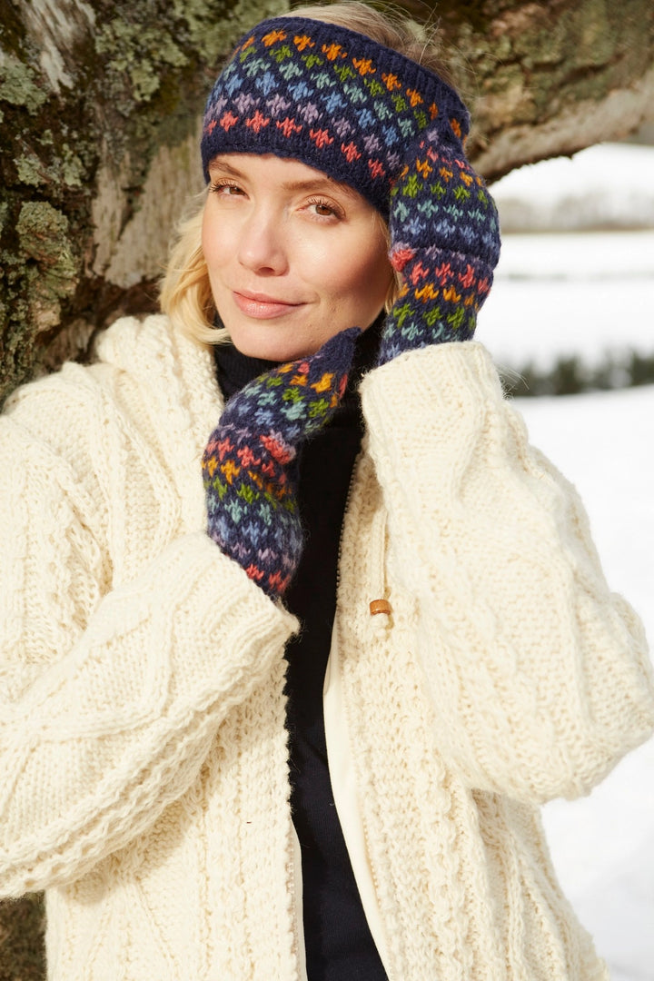 HAND KNITTED HEADBAND EAR WARMER: GRENADA