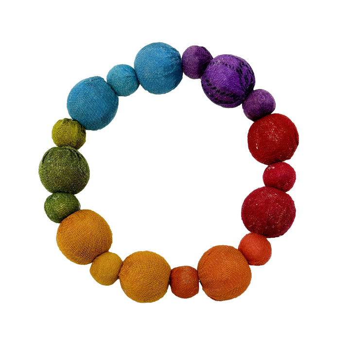 KANTHA RAINBOW PEBBLES BRACELET