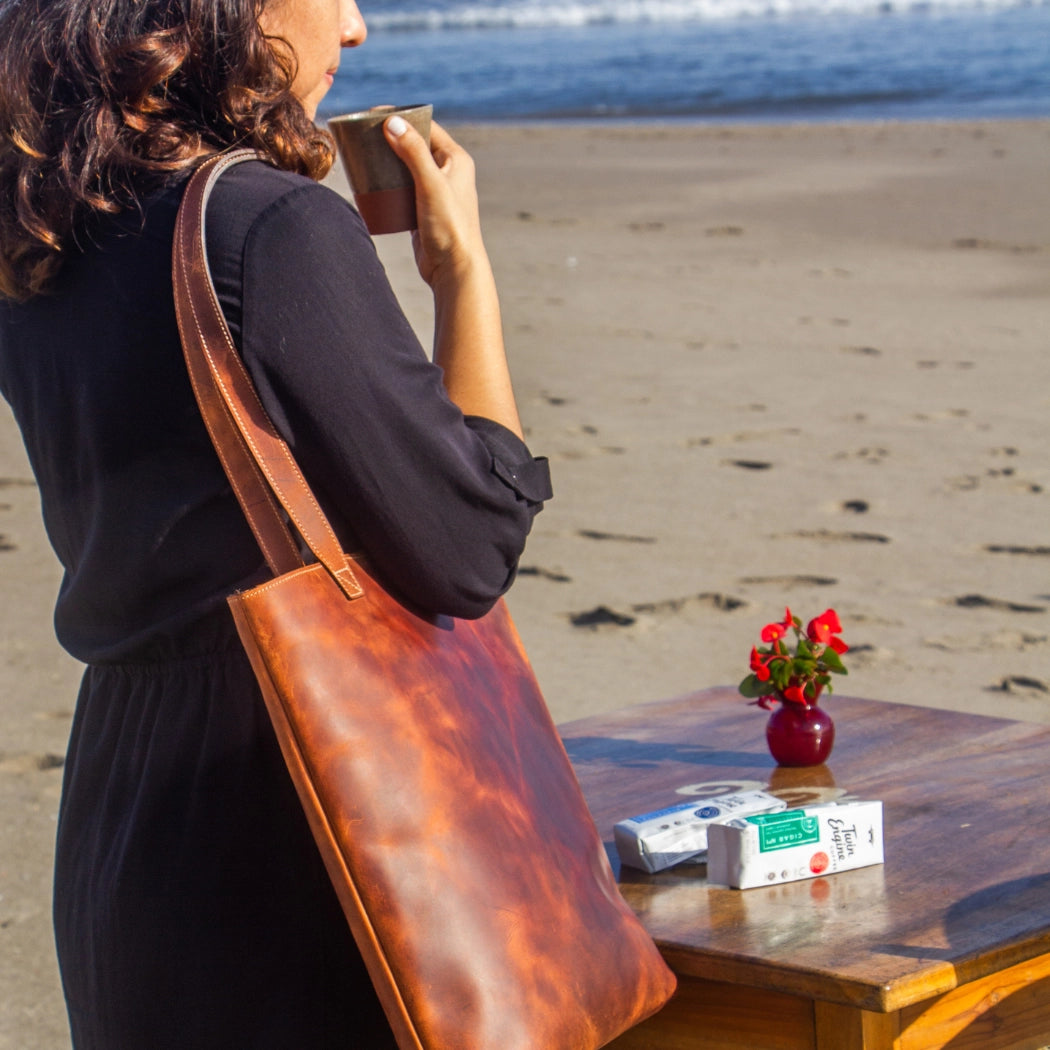 ARTISANAL LEATHER TOTE
