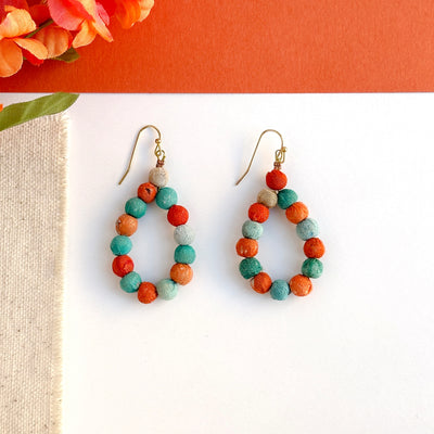 KANTHA SOUTHWEST TEARDROP EARRINGS