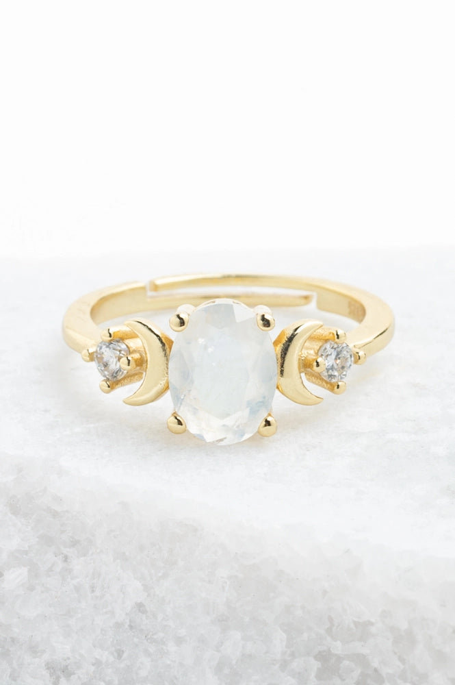CELESTIAL MOONSTONE RING