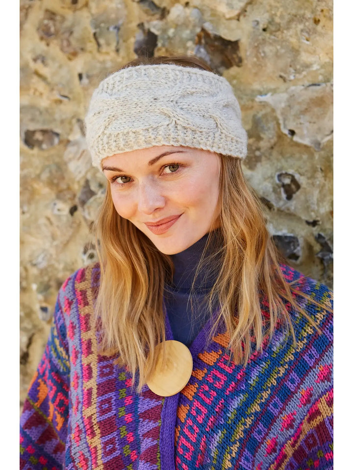 HAND KNITTED HEADBAND EAR WARMER: CHAMONIX