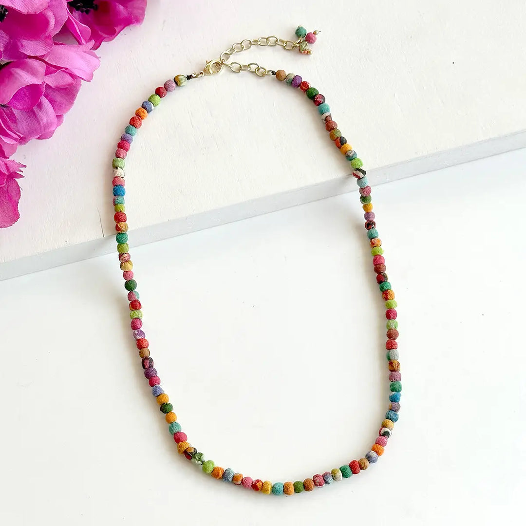 DAINTY KANTHA NECKLACE