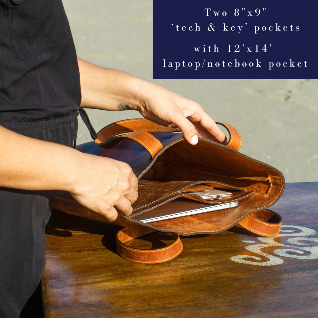 ARTISANAL LEATHER TOTE
