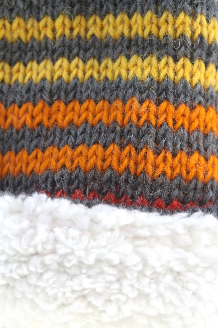 HAND KNITTED VANCOUVER WRISTWARMERS