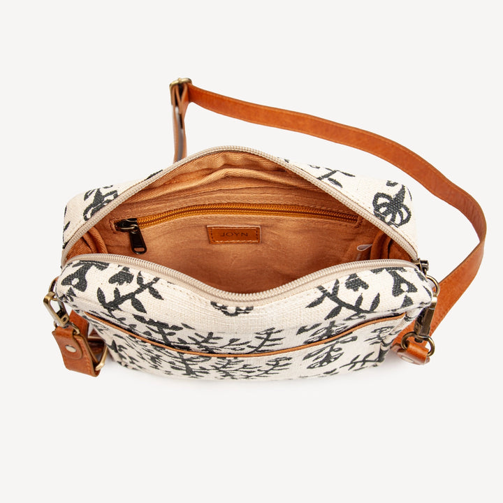 BLOCK PRINT CAMERA BAG