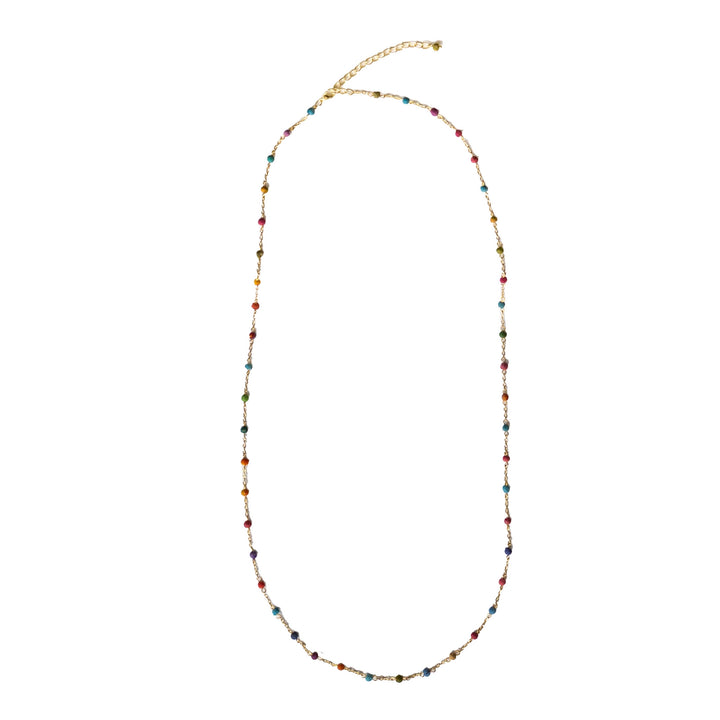 DAINTY DOTTED KANTHA NECKLACE