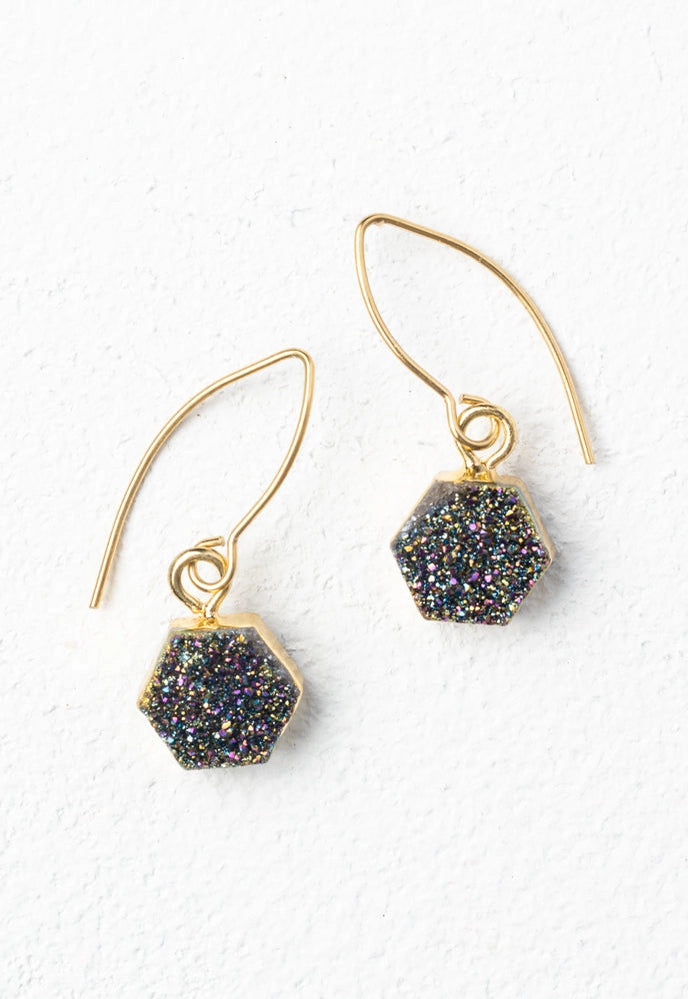 LET THE LIGHT IN DRUZY EARRINGS