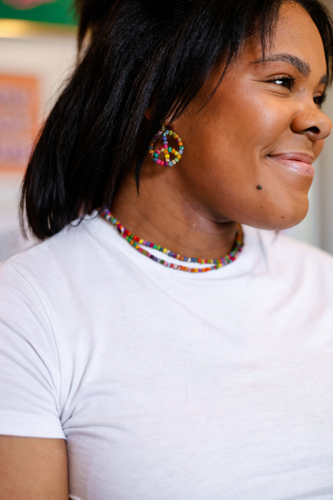 TINY KANTHA BEAD NECKLACE
