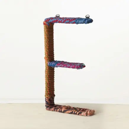 COLORFUL JUTE WRAPPED IRON LETTERS