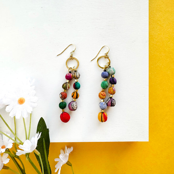 KANTHA STRANDS EARRINGS