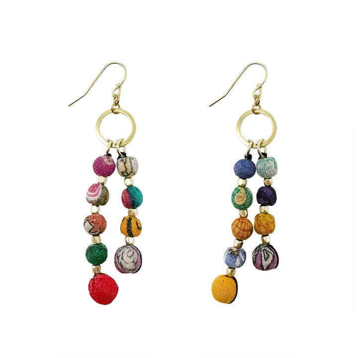 KANTHA STRANDS EARRINGS