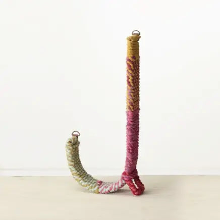 COLORFUL JUTE WRAPPED IRON LETTERS