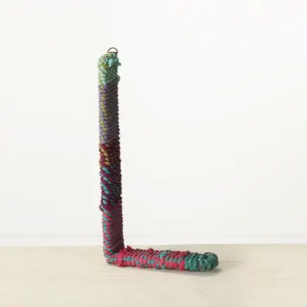 COLORFUL JUTE WRAPPED IRON LETTERS