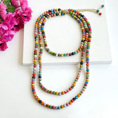 KANTHA ESSENTIALS LAYERING NECKLACE: LONG