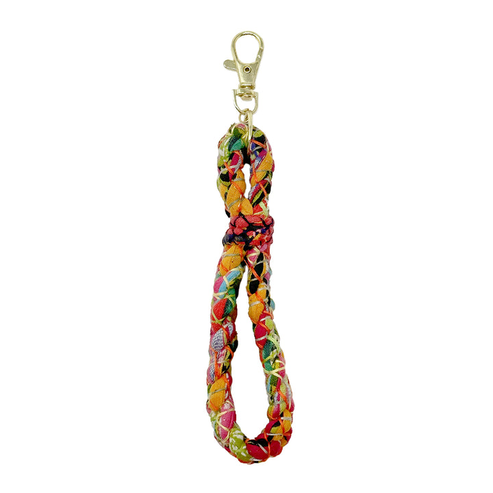 KANTHA INTERTWINED BAG CLIP/KEYCHAIN