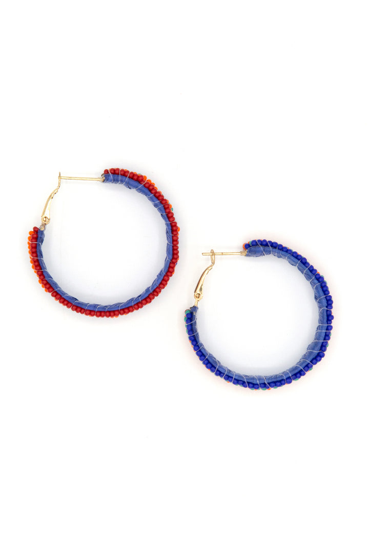 SUMMER LOVIN HOOP EARRINGS