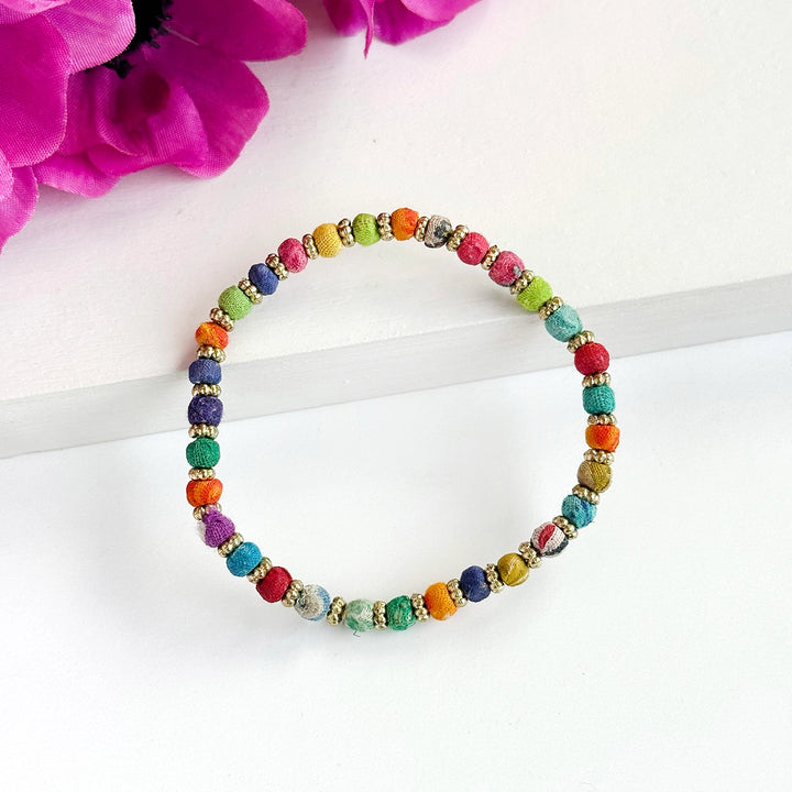 KANTHA TINY BEAD BRACELET