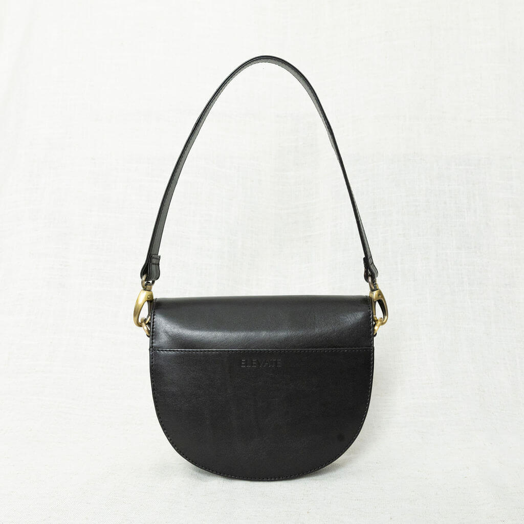 STELLA FULL GRAIN LEATHER SHOULDER BAG