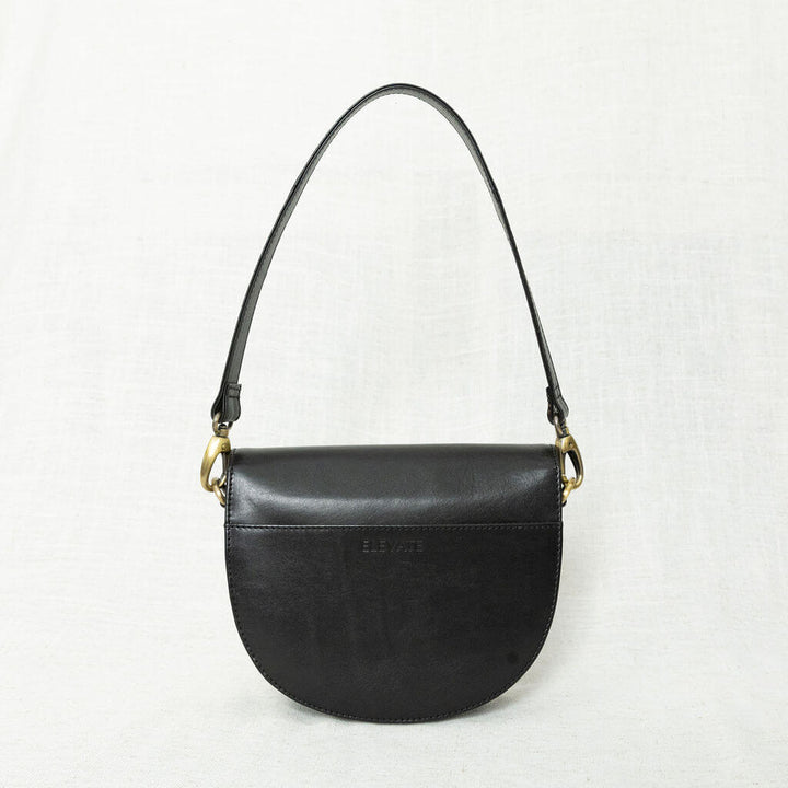 STELLA FULL GRAIN LEATHER SHOULDER BAG