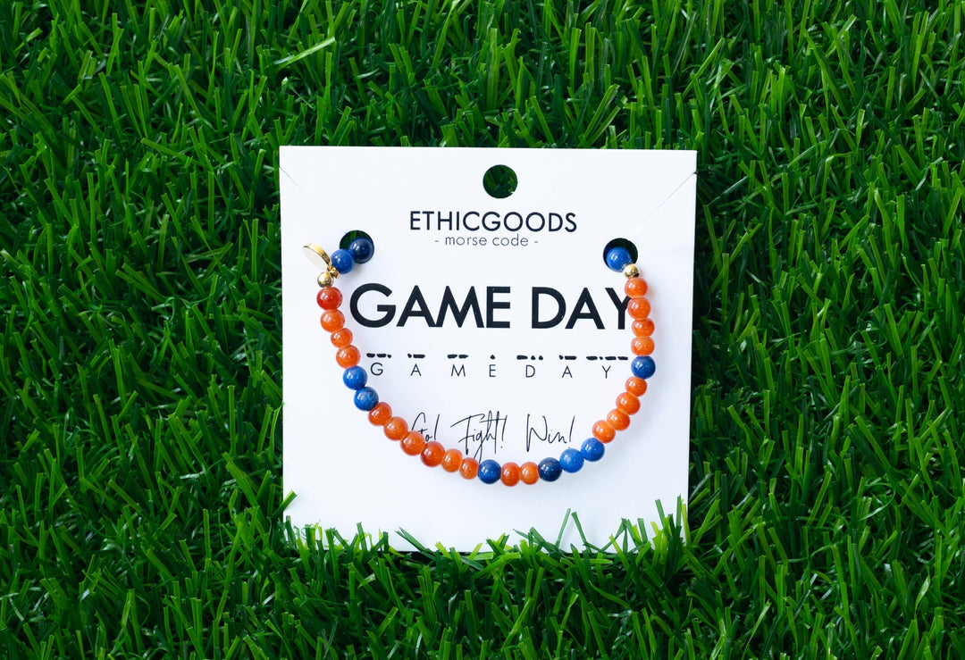 GAME DAY MORSE CODE BRACELET