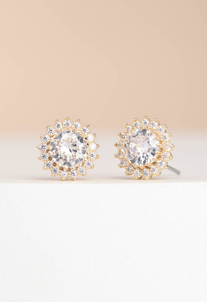 RADIANT SHINE ZIRCON STUDS