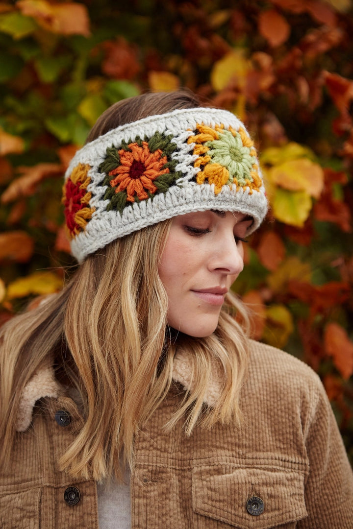 HAND KNITTED HEADBAND EAR WARMER: WOODSTOCK CROCHET