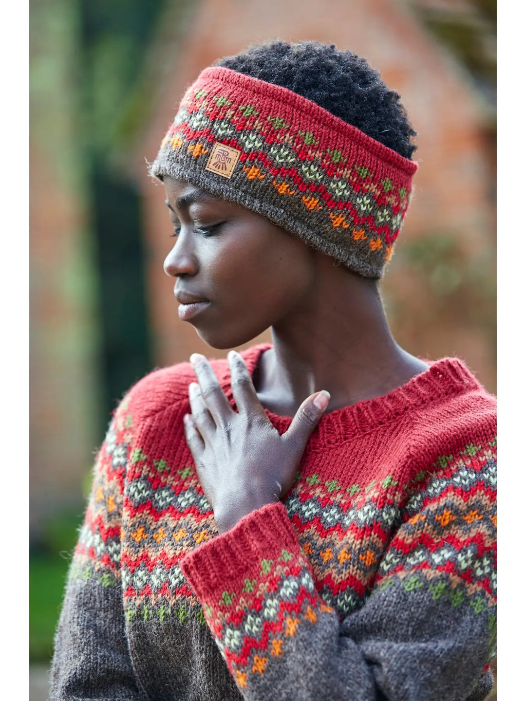 HAND KNITTED HEADBAND EAR WARMER: ELGIN