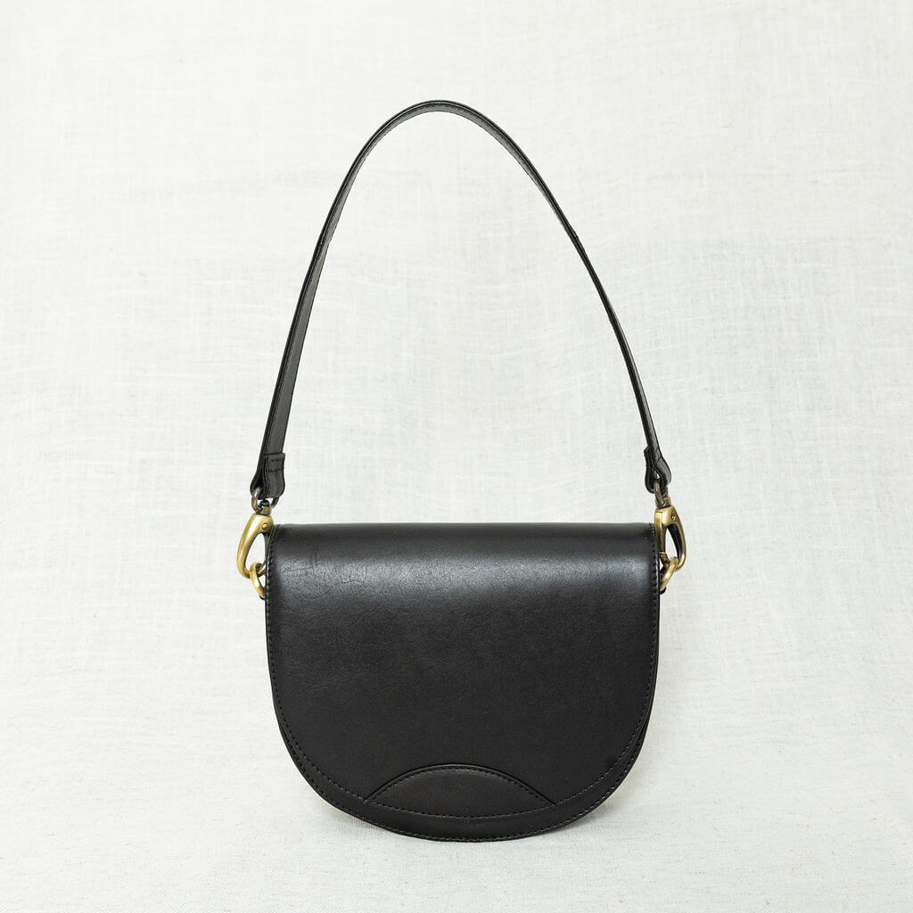 STELLA FULL GRAIN LEATHER SHOULDER BAG