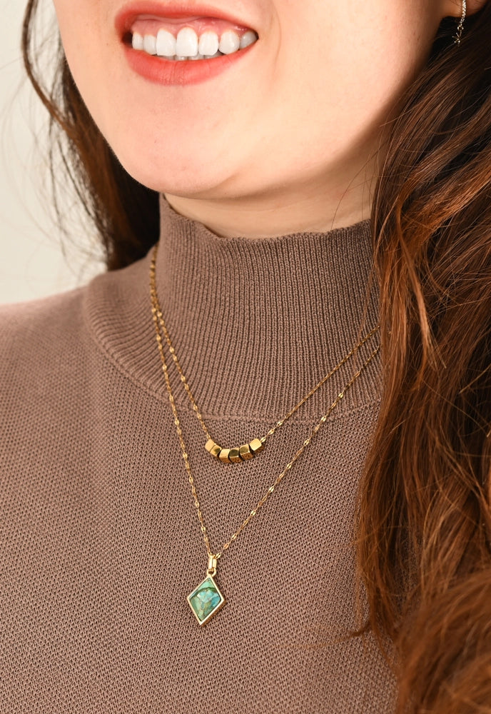 DIVINE LIGHT TURQUOISE NECKLACE