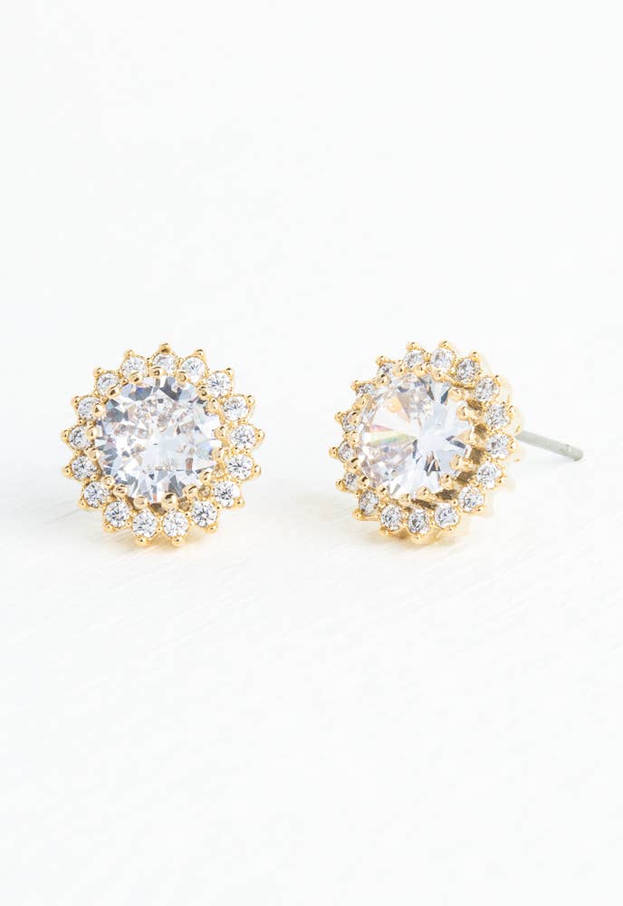 RADIANT SHINE ZIRCON STUDS