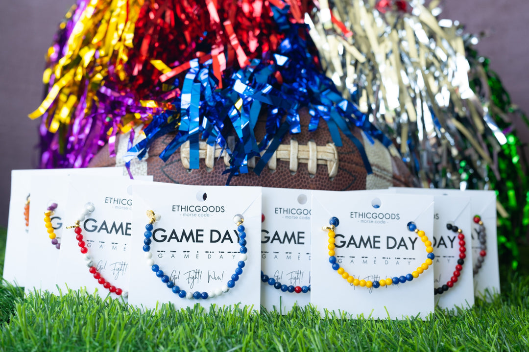 GAME DAY MORSE CODE BRACELET