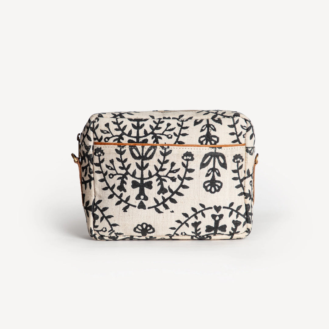 BLOCK PRINT CAMERA BAG