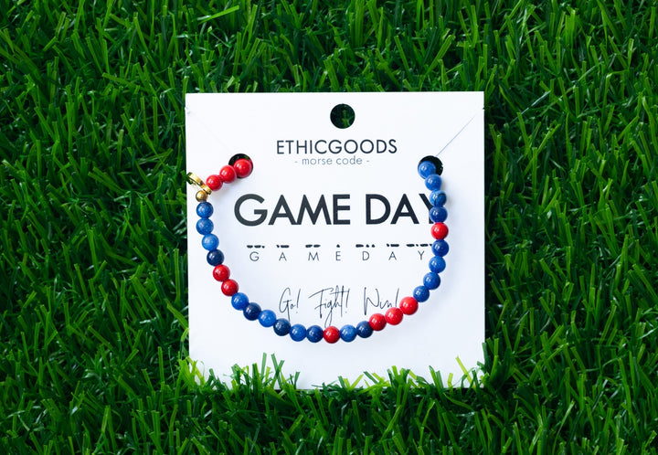 GAME DAY MORSE CODE BRACELET