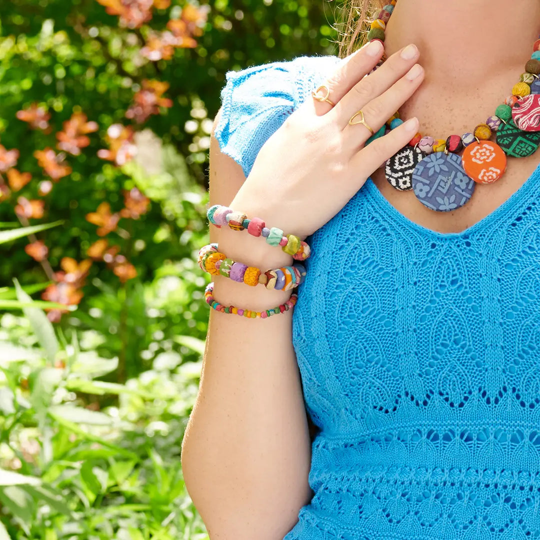 KANTHA MINI BEAD BRACELET