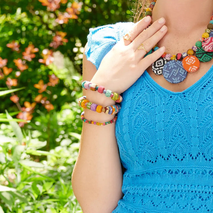 KANTHA MINI BEAD BRACELET