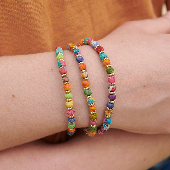 KANTHA TINY BEAD BRACELET