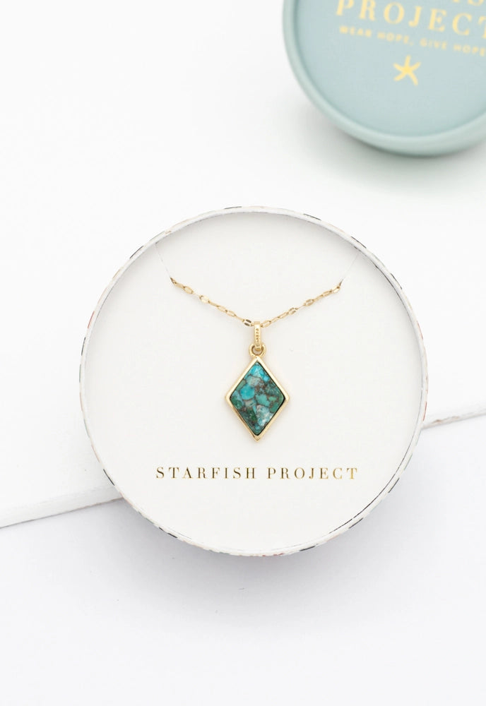 DIVINE LIGHT TURQUOISE NECKLACE