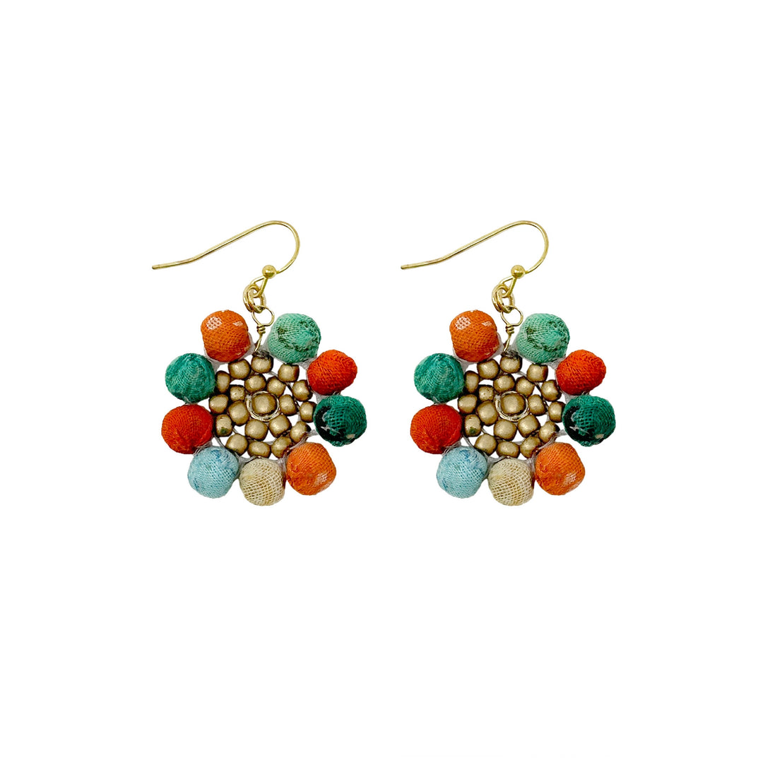 KANTHA SOUTHWEST FLOWER EARRINGS