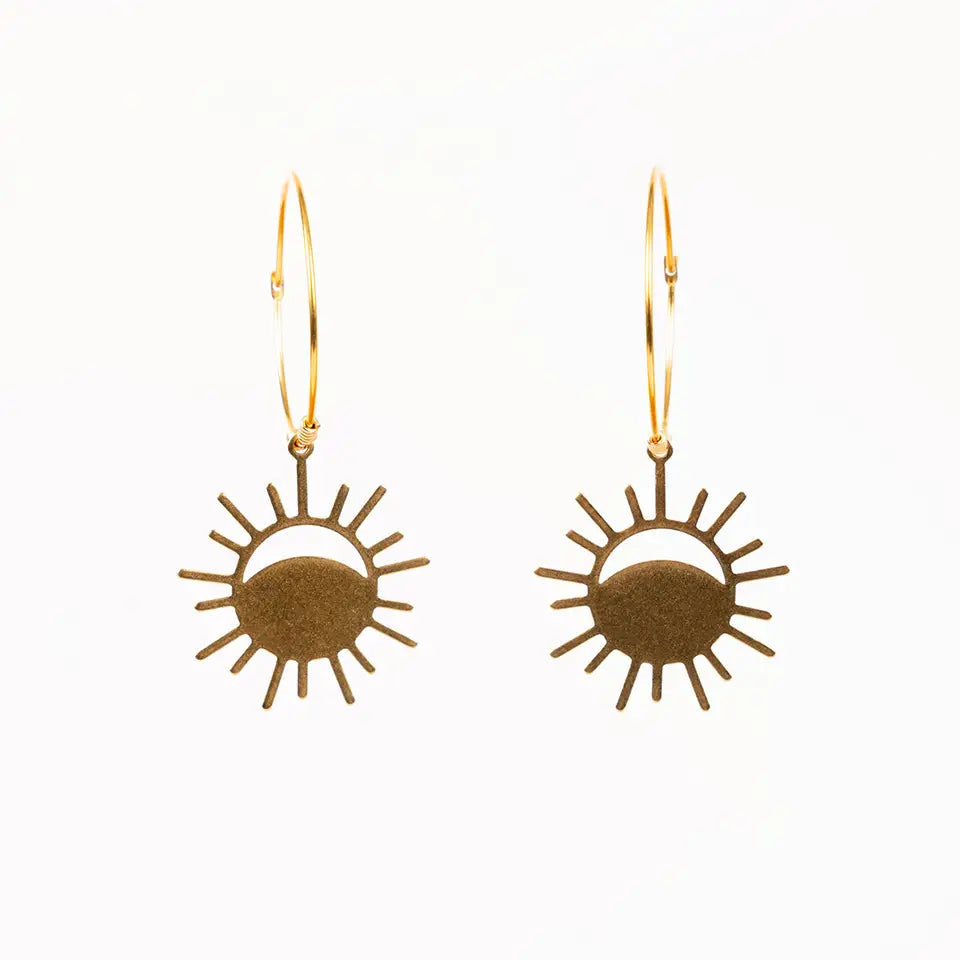 SOLAR ECLIPSE EARRINGS