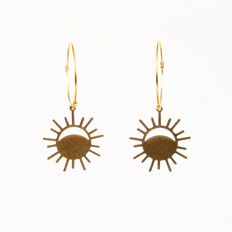 SOLAR ECLIPSE EARRINGS