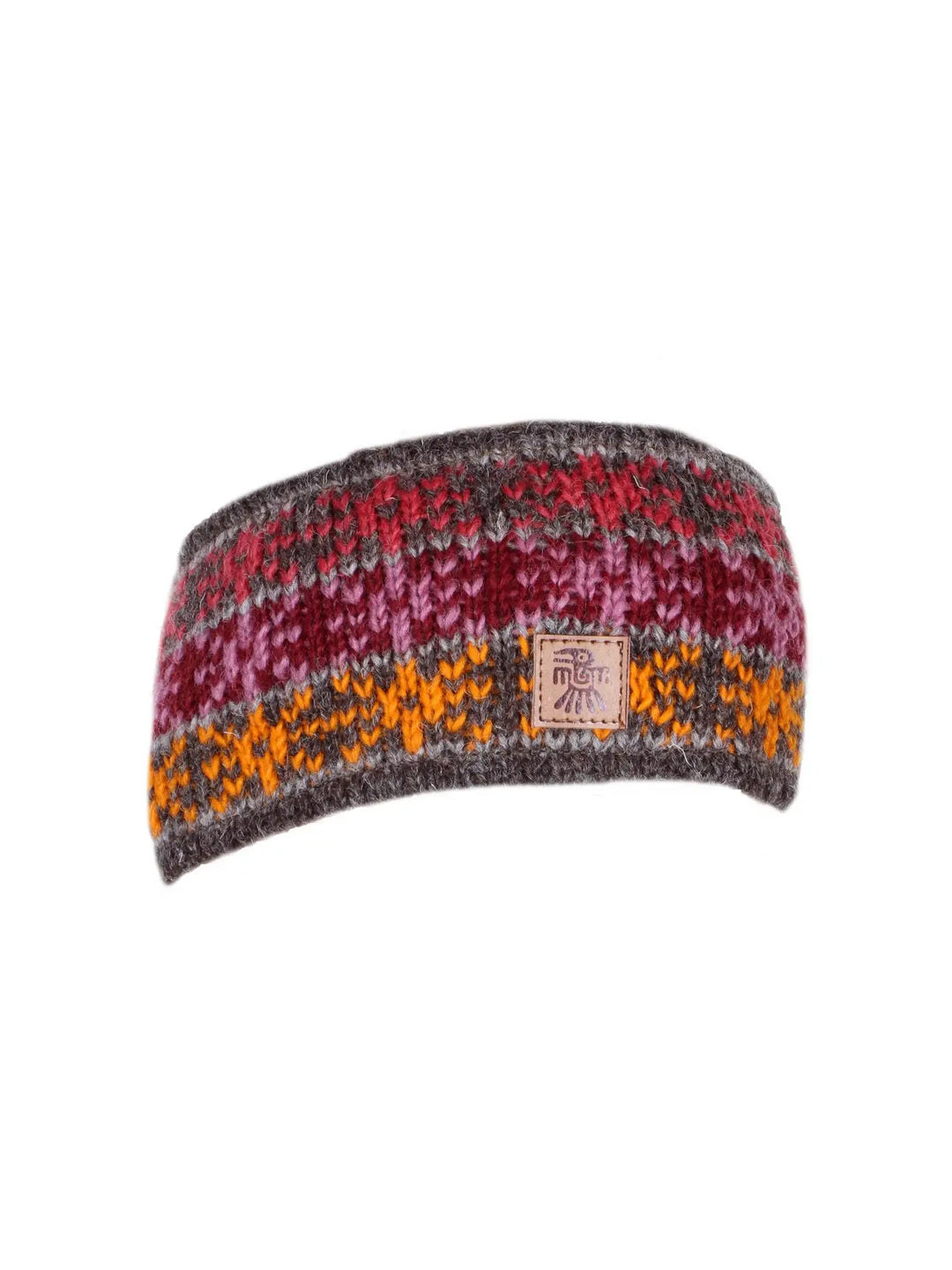 HAND KNITTED HEADBAND EAR WARMER: SUNBURST