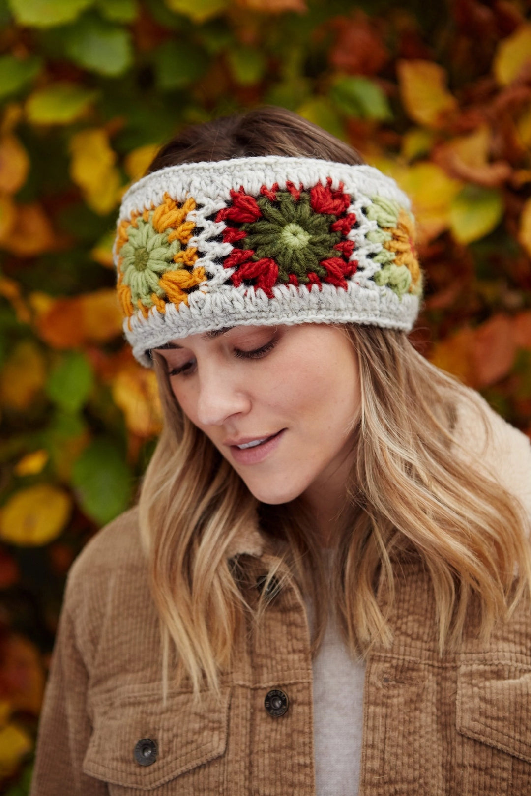 HAND KNITTED HEADBAND EAR WARMER: WOODSTOCK CROCHET
