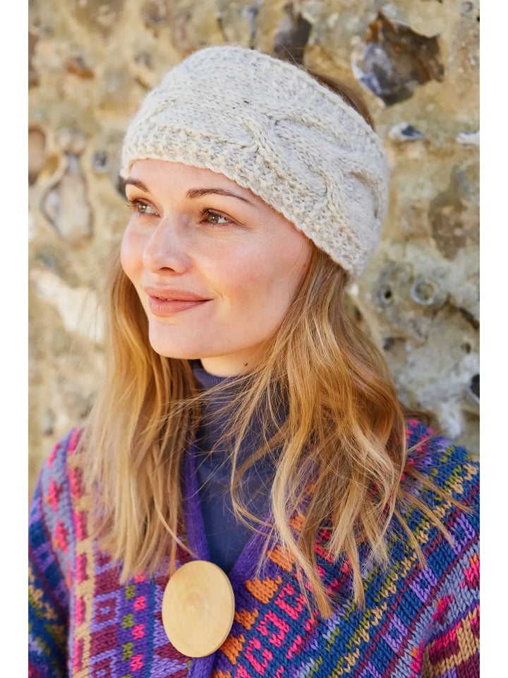 HAND KNITTED HEADBAND EAR WARMER: CHAMONIX