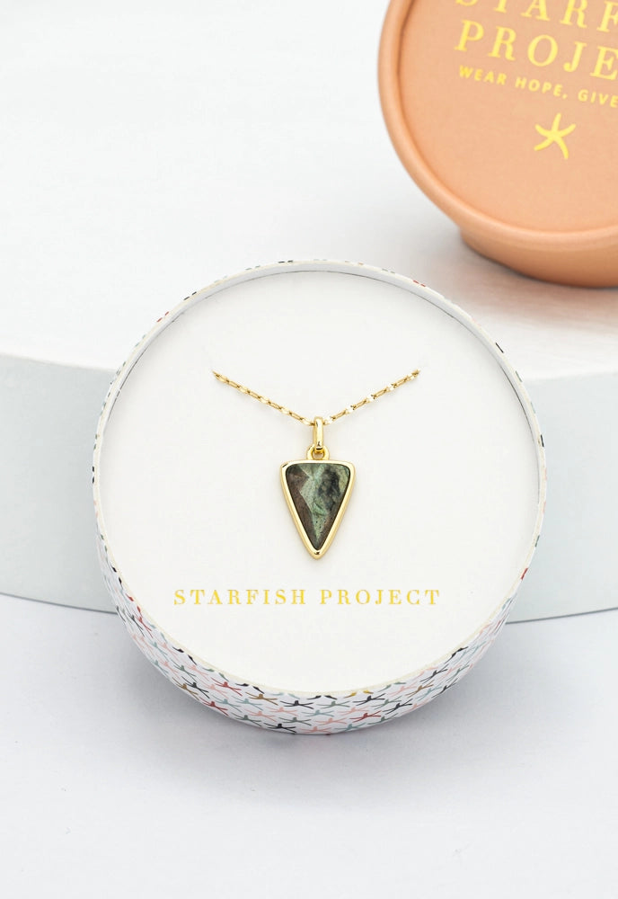 ELEMENTAL LABRADORITE NECKLACE