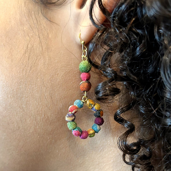 KANTHA EXCLAMATION EARRINGS